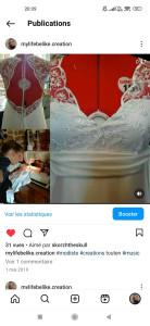 Photo de galerie - Création robe de mariée 