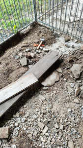 Photo de galerie - Refaite dalle en béton 