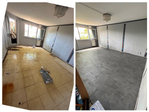 Photo de galerie - Pose de parquet - Revêtement de sol