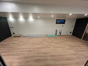 Photo de galerie - Pièce terminée en parquet 