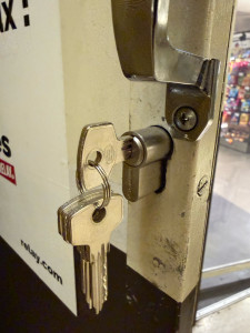 Photo de galerie - Pose d’un cylindre 