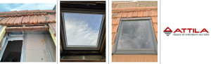 Photo de galerie - Pose de fenêtre de toit (velux)