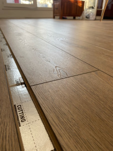 Photo de galerie - Pose de parquet - Revêtement de sol