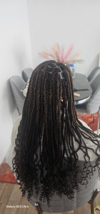 Photo de galerie - Braids sur cheveux européen 