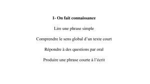 Photo de galerie - Premier cours pour faire connaissance