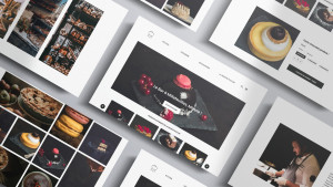 Photo de galerie - Création d'un site vitrine pour une patîsserie de luxe. 