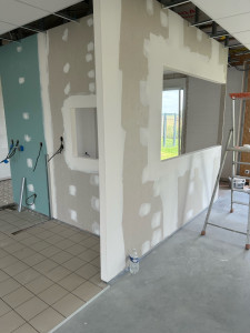 Photo de galerie - Création de cloison puis carrelage sol etc etc 