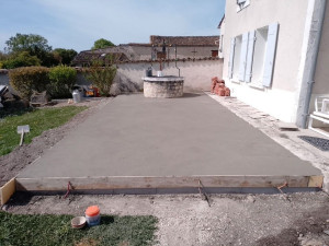 Photo de galerie - Création d’une terrasse