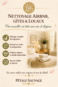 Photo de galerie - Nettoyage de locaux, gîtes, Airbnb...✨️