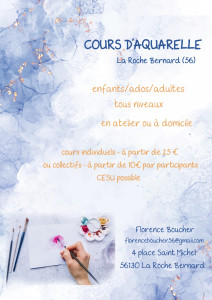 Photo de galerie - Cours aquarelle 