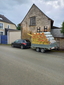 Photo de galerie - Apport de matériaux chez un particulier depuis un magasin de bricolage.