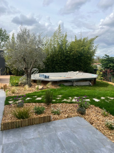 Photo de galerie - Aménagement paysager d’un jardin à Pierrelaye