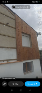 Photo de galerie - Bardage bois extérieur