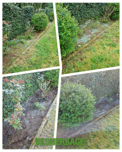 Photo de galerie - Désherbage plate bande 