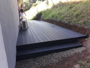 Photo de galerie - Pose lame de terrasse 