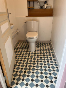 Photo de galerie - Pose de linoléum 