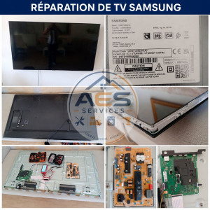 Photo de galerie - Diagnostic et réparation d’une TV Samsung Crystal UHD LED 58