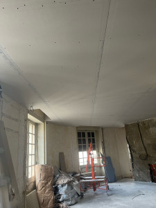Photo de galerie - Réalisation d’un faux plafond Placo 
