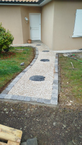 Photo de galerie - Création d'allée 