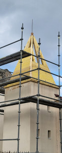 Photo de galerie - Pose de la solives 