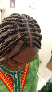 Photo de galerie - Coiffure afro note lace à domicile 