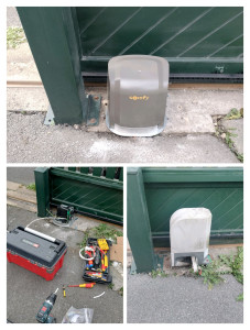 Photo de galerie - Remplacement moteur portail coulissant 