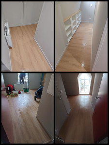 Photo de galerie - Remise en état (fin de chantier) + Nettoyage lavage vitrerie et menuiserie 