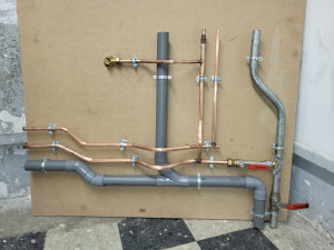 Photo de galerie - Piece cuivre et pvc