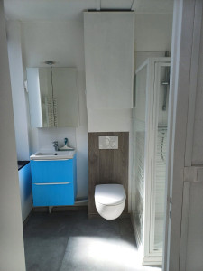 Photo de galerie - Remplacement meuble vasque 