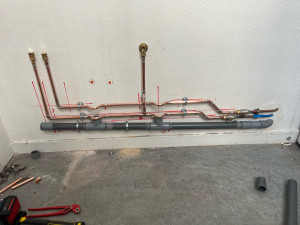 Photo de galerie - Installation d’alimentation, évier et lave-vaisselle et installation d’évacuation