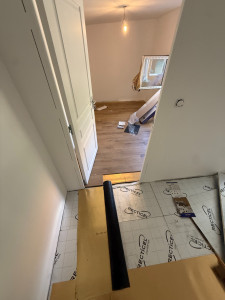 Photo de galerie - Pose de parquet stratifié