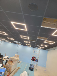 Photo de galerie - Je fait là peinture et le faux plafond