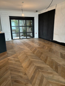 Photo de galerie - Parquet en pointe de Hongrie