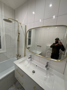 Photo de galerie - Rénovation totale d’une salle de bain