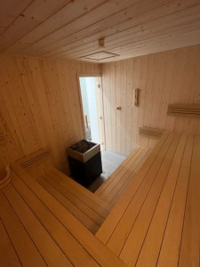 Photo de galerie - Sauna/hammam fabrication/pose