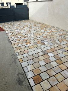 Photo de galerie - Création allée de stationnement