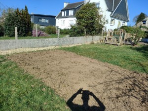 Photo de galerie - Préparation du sol pour potager