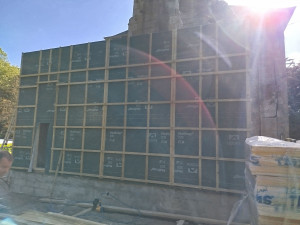 Photo de galerie - Réalisation d'une extension ossature bois 
