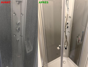 Photo de galerie - Remise en états complète de cet cabine de douche après location du studio 