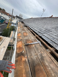 Photo de galerie - Changement de gouttière