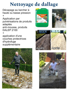 Photo de galerie - Nettoyage dallage 