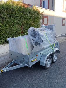 Photo de galerie - Transport d'un canapé convertible 