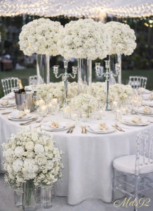 Photo de galerie - Décoration florale table mariage et réception 