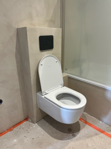 Photo de galerie - Pose de wc suspendu 