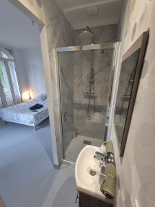 Photo de galerie - Creation SDB placo/ carrelage/ plomberie APRÈS 