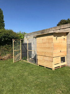 Photo de galerie - Création poulailler et  enclos en bois sur Arvert 