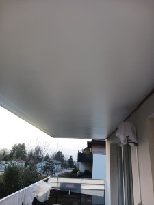 Photo de galerie - Peiture et réparation plafond .Montage de éclairage de piscine.