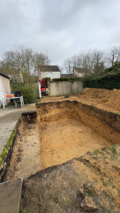 Photo de galerie - Terrassement piscine 
