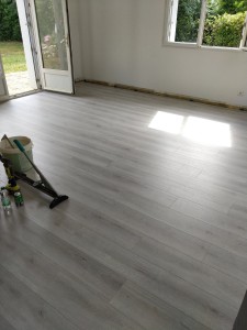 Photo de galerie - Pose de parquet flottant 