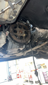 Photo de galerie - Remplacement de la couronne de boîte ( volant moteur ) sur une bmw e60 